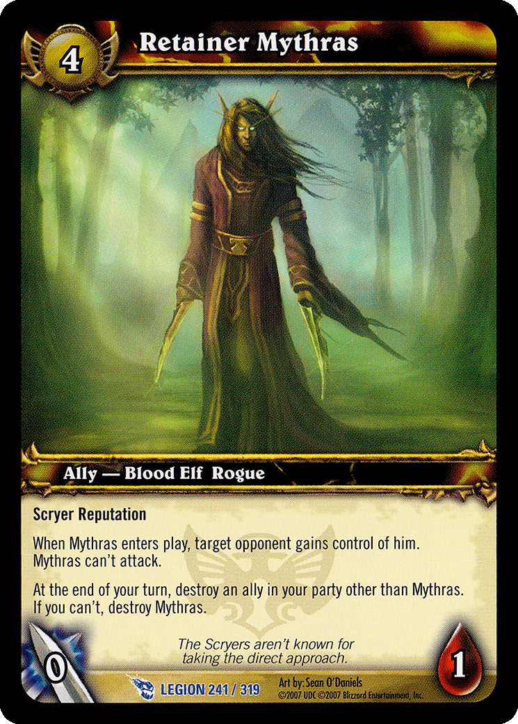 Retainer Mythras